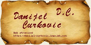 Danijel Ćurković vizit kartica